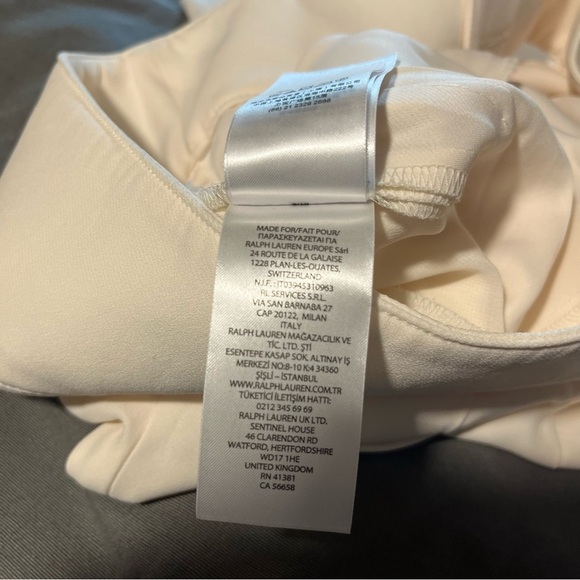 Ralph Lauren Cream Knee-length Wrap Skirt with Tie Front and Pleats - Picture 10 of 10